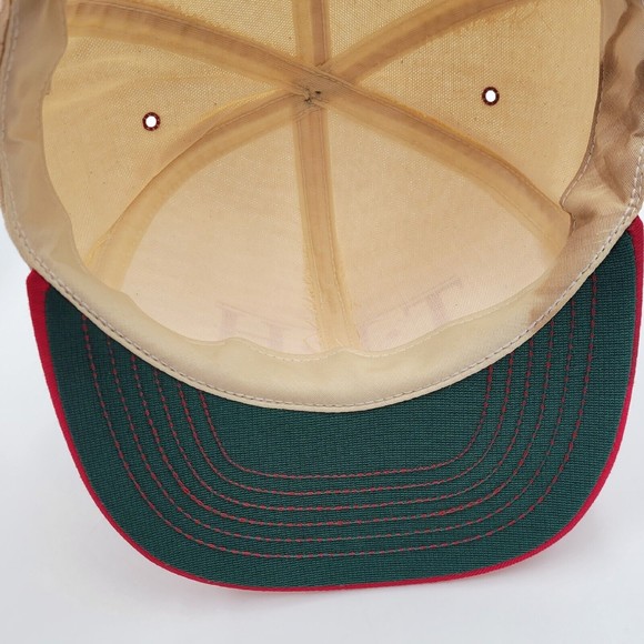 Vintage TLH Gastonia NC Adjustable Snapback Trucker Hat Made In USA Distressed - Picture 9 of 13